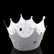Bit Fly Princess Crown Baby Shower Birthday Party Laser Cut Celebration Decor Cupcake Wrapper Wraps Case (50pc... N19