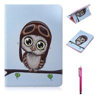 Galaxy Tab 4 10.1 Case, High Quality PU Leather Wallet Case [Card Slots] Damage Resistance and Kickstand Feature... N119