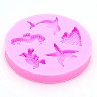Sea Animal Silicone Mould Cake Decorating Sugarcraft Mold With Seahorse Shells N3