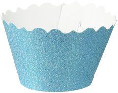 Bella Cupcake Couture 633131980196 Glitter Crown Gold Cupcake Wrappers, Kings Gold, Set of 12 N2