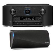Marantz SR7011 9.2 Channel Full 4K Ultra HD AV Surround Receiver with Bluetooth and Wi-Fi with Denon HEOS 3 Dual-Driver... N6