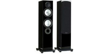 Monitor Audio - Silver RX-6 2 1/2-Way Floorstanding Speaker - Each - Black Gloss