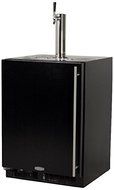 Marvel ML24BSS2LB Single Tap Built-In Beer Dispenser with Left Side Hinge, 24", Black