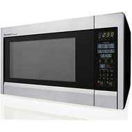 1000 Watts Carousel Countertop Microwave Oven, 1.3 Cubic Ft., Clock Display, Variable Temperature Control, Stainless...