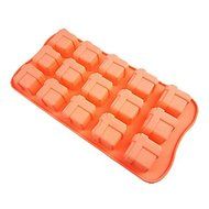 Sher Silicone 15 Holes Gift Boxes Shape Chocolate Tray for Festivals(Color Randoms) N2