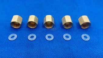 5x Copper thread O-ring for Epson 7600 9600 7800 7880 9800 9880 4800 4880 Big Damper