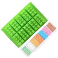 Gwogo Building Brick Silicone Ice Cube Tray Candy Chocolate Mold - 5 Pcs N7