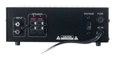 Pyle Audio System for Home, Studio, Bar etc. - PCA3 Mini 2x75W Stereo Power Amplifier - PCB3BK 3'' 100 Watt Black... N4