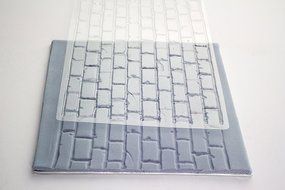 PME Brick Design Impression Mat, One Size, Transparent N2