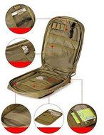 SB@Military Style Outdoor Sports Waist Bag-Shoulder Bag For 7 Inch Pad Coyote N4