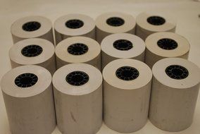Thermal Credit Card Paper Rolls 2-1/4in X 80ft. Package of 12 for First Data-FD50,FD400, Hypercom- T4100/T4210...