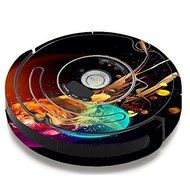 Skin Decal Vinyl Wrap For IRobot Roomba 650 655 Vacuum / Colorful Lion Planets