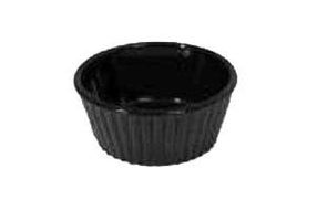 Gessner Products IW-0381A-BK 1.5 oz. Fluted Ramekin- Case of 12