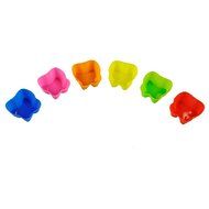 TANGCHU 24-pack Reusable Silicone Muffin Baking Cups Cupcake Liners Baking Molds Triangle Shape N3