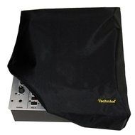 Technics: Mixer Cover - Black / Gold Embroidered N2