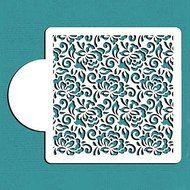 Sher Chantilly Miniprint Cake Stencil, Cake Side Stencil for Decoration,