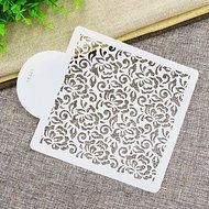 Sher Chantilly Miniprint Cake Stencil, Cake Side Stencil for Decoration, N2