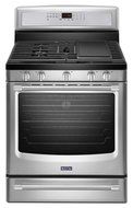 Maytag MGR8800DS 30&quot; Stainless Steel Gas Sealed Burner Range - Convection