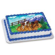 Decopac Horses DecoSet Cake Topper
