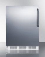 Summit ALB651SSTBLHD 24&quot; ADA Compliant Left Hinge Dual Evaporator Undercounter Refrigerator with 5.1 cu. ft. Capacity...