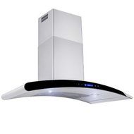 AKDY 30'' 400 CFM Convertible Wall Mount Range Hood N7