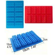 GoFriend&reg; 6pcs Silicone Building Brick &amp; Multi-size Minifigure Robot Ice Tube Tray Candy Mold Set, Chocolate Molds... N5