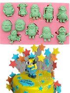 Anyana Silicone Fondant Cake Cookie Decorating Sugarcraft Moulds Minions Despicable Me N3