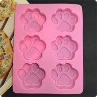 OliaDesign Baking Silicone Mold Cake Mold Cookie Mold Pudding Mold Jelly Mold (Paw) N5