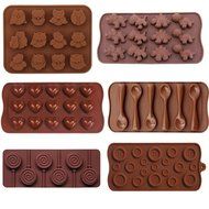 Buytra 6 Pack BPA Free Food Grade Silicone Mold for Candy,Chocolate,Ice Cube Tray,Soap,Cake,Baking,Jello and More... N9