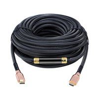 Czoom HDMI Cable High Speed 100 Feet - Nylon Braided Cord - Gold Plated Connectors - Supports 2160P(4K),3D,with...