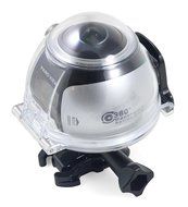 LZ 360 Panoramic DVR Wi-Fi Action Camera with Waterproof case and mounting accessories, - Ultra HD 2448P, 16M,... N2