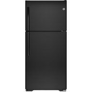 GE GIE18ETHBB 18.2 Cu. Ft. Black Top Freezer Refrigerator - Energy Star