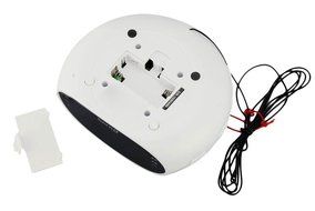 Number-One Digital FM Clock Radio Dual Alarms Clock with FM Radio Sleep Timer and Snooze Functions, Alarm Clock... N6