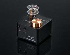 Nobsound NS-01E Mini Tube Headphone Amplifier Stereo HiFi Amp Audio Preamp (Black) N17