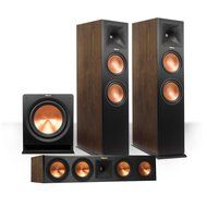 Klipsch Reference Premiere 3.1 Dolby Atmos Enabled Home Theater Speaker Package with 15" Subwoofer (Walnut) N2