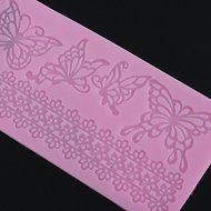 Genenic 3D Chocolate Fondant Sugarcraft Butterfly Lace Mould Cake Decorating Mold