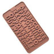 Cherryard 26 Letters of the Alphabet Silicone Chocolate Molds Candy Molds