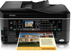 Epson WorkForce 645 Wireless All-in-One Color Inkjet Printer, Copier, Scanner, Fax, iOS/Tablet/Smartphone/AirPrint...