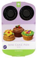WILTON Non-Stick 6-Cavity Basket Cake Mold Pan
