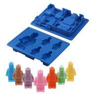 Gwogo Building Brick Silicone Ice Cube Tray Candy Chocolate Mold - 5 Pcs N8