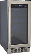 SPT WC-31U Under-Counter 32-Bottle Wine and Beverage Cooler, Stainless Steel