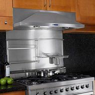 ELICA EMD530S2 Under Cabinet Range Hood with 520 CFM Internal Blower, 4 Blower Speeds, Halogen Lamps, Electronic...