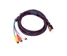 5 Feet 1.5m Hdmi Male to 3rca 3 RCA RGB Video Audio Av Cable N7