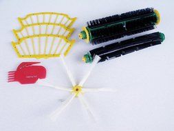 Yikebo(TM) Bristle Brush &amp; Flexible Beater Brush &amp; 6-Armed Side Brush and Screw &amp; Filter &amp; Cleaning tool Pack...