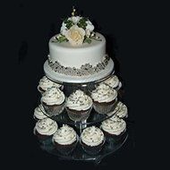4 Tier Acrylic Round Cupcake Stand N10