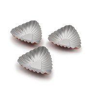 Marx&reg; Non-stick Carbon Steel 3 Inch Shell Molds Mini Tart Pans, Quiche Pan, Mini Pie, Cake Mold(6-pack) Ns6-005 N4