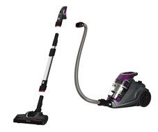 Bissell 1233 C4 Cyclonic Canister Vacuum, Bagless, Corded (Complete Set) w/ Bonus: Premium Microfiber Cleaner...