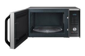 Samsung MS11K3000AS 1.1 cu. ft. Countertop Microwave with Ceramic Enamel Interior, Silver