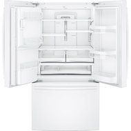 GE GFE28GGKWW 36" Freestanding French-door Refrigerator with 27.8 Cu. Ft. Capacity, in White N2