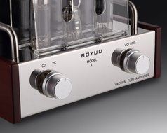 Single End EL84 12AX7B Intergrated Tube Amplifier Class A Stainless Stee Wood Chassis N6